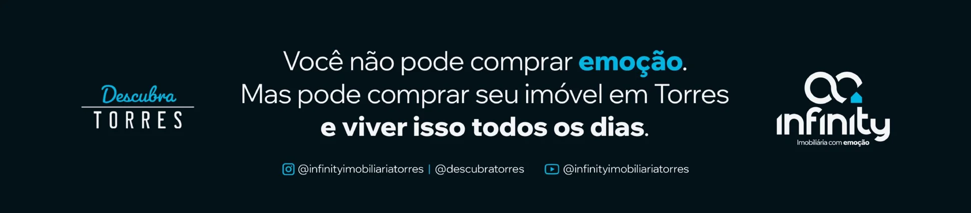Anúncio da Infinity Imobiliária